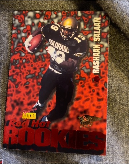 1995 Signature Rookies Fame and Fortune Red Hot Rookies #R7 Rashaan Salaam — front