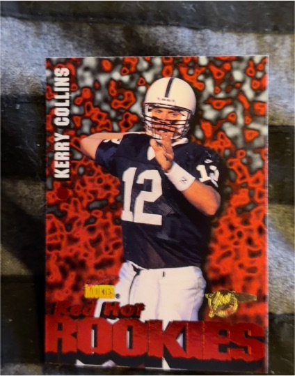 1995 Signature Rookies Fame and Fortune Red Hot Rookies #R9 Kerry Collins — front