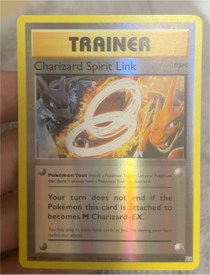 2016 Pokémon XY Evolutions #75 Charizard Spirit Link — front