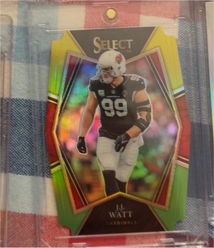 2021 Panini Select #103 J.J. Watt — front