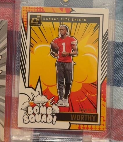 2024 Panini Donruss #35 Xavier Worthy Bomb Squad — front