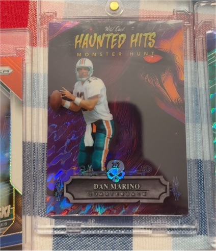 2024 Wild Card Haunted Hits Monster Hunt #HHP-DM Dan Marino — front