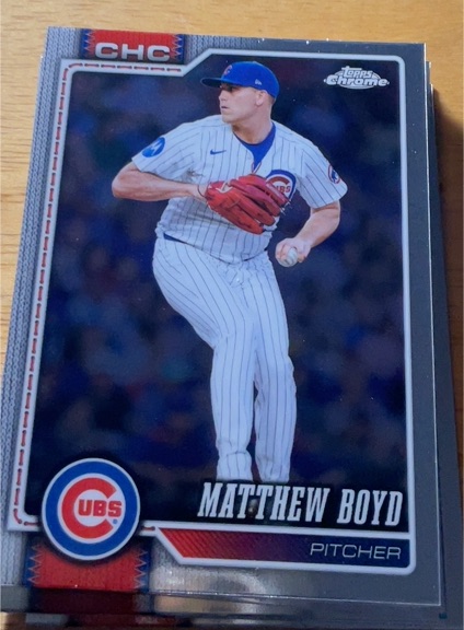 2026 Topps Chrome #256 Matthew Boyd — front