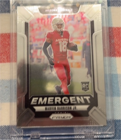 2024 Panini Prizm #5 Marvin Harrison Jr. Emergent Rookie — front