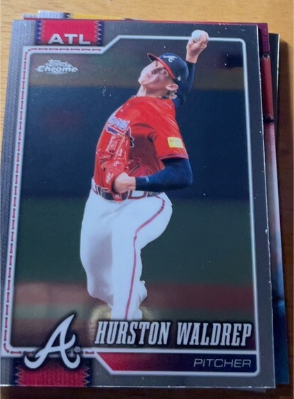 2026 Topps Chrome #141 Hurston Waldrep — front