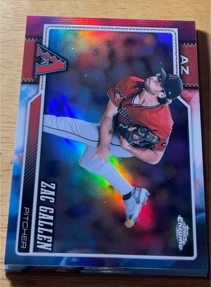 2026 Topps Chrome #158 Zac Gallen — front