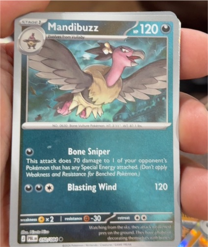 2023 Pokémon 050 Mandibuzz — front