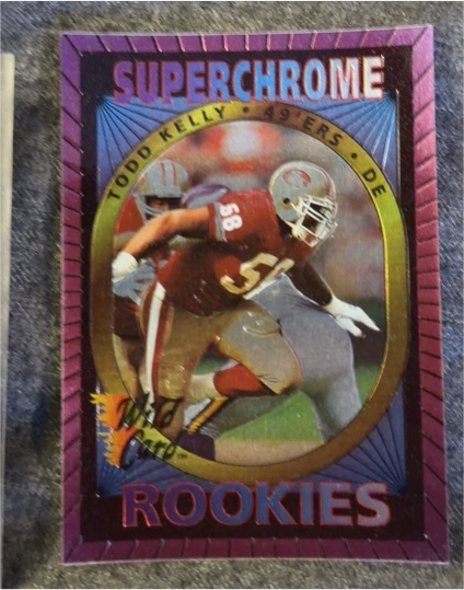 1993 Wild Card Superchrome Rookies #2 Todd Kelly — front