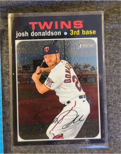 2020 Topps Heritage #503 Josh Donaldson — front