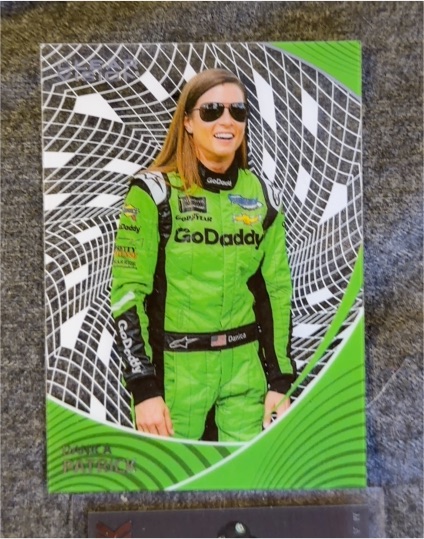 2022 Panini Chronicles Clear Vision #23 Danica Patrick — front
