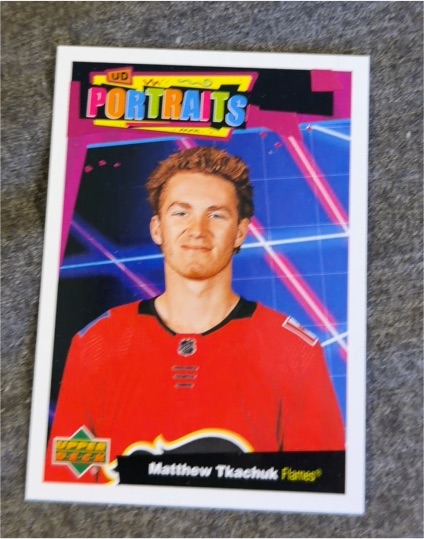 2020-21 Upper Deck #P-24 Matthew Tkachuk UD Portraits — front