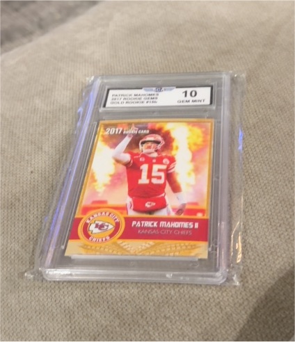 2017 Panini #104 Patrick Mahomes II — front