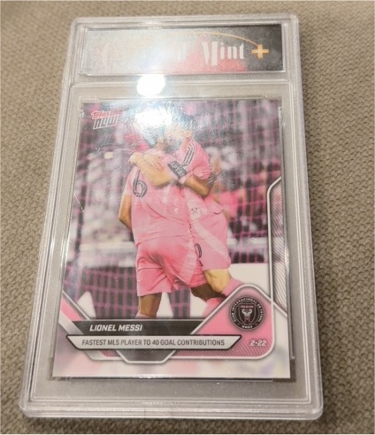 2024 Topps Now MLS #1 Lionel Messi — front