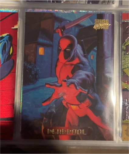 1994 Fleer Marvel Masterpieces #28 Deadpool — front
