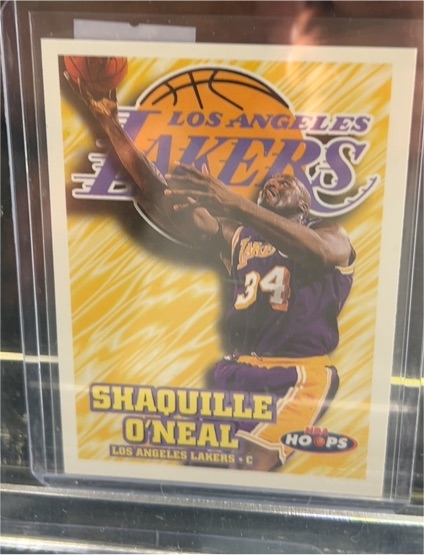 1997-98 NBA Hoops #81 Shaquille O'Neal — front