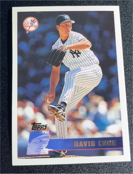 1996 Topps #124 David Cone — front