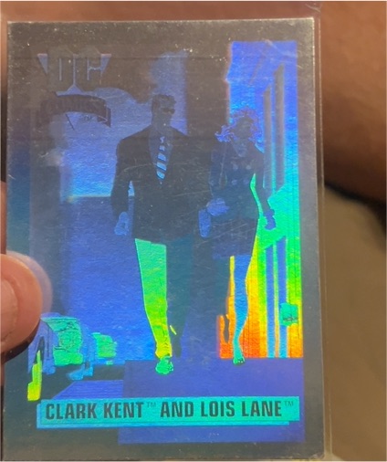 1991 Impel DC Comics Hologram Hall of Fame #DCH1 Clark Kent and Lois Lane — front