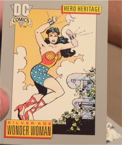 1991 Impel DC Comics Hero Heritage #20 Silver Age Wonder Woman — front