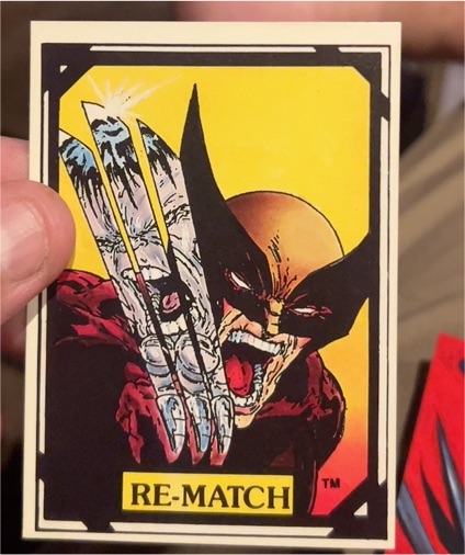 1988 Comic Images Wolverine RE-MATCH — front