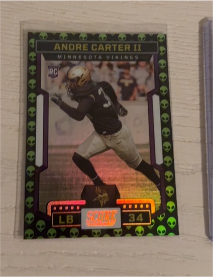 2023 Panini Score #375 Andre Carter II — front