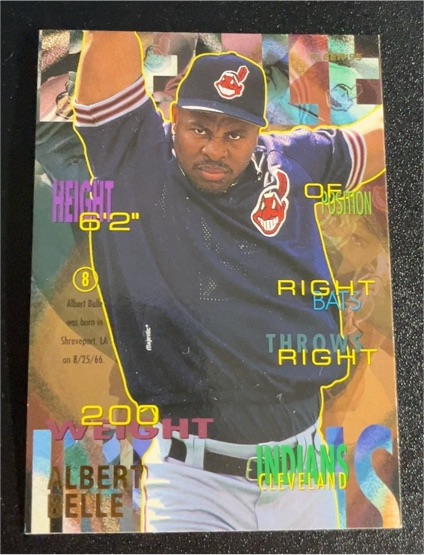 1995 Fleer #132 Albert Belle — front