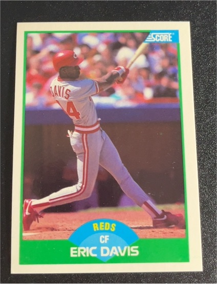 1989 Score #109 Eric Davis — front