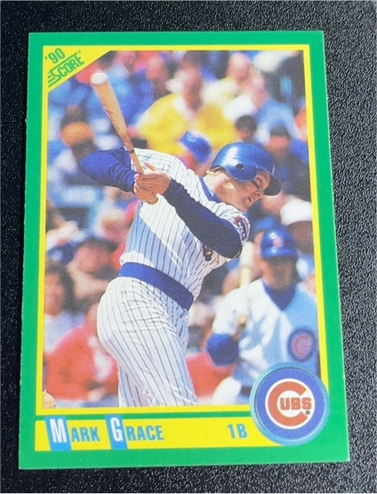 1990 Score #150 Mark Grace — front