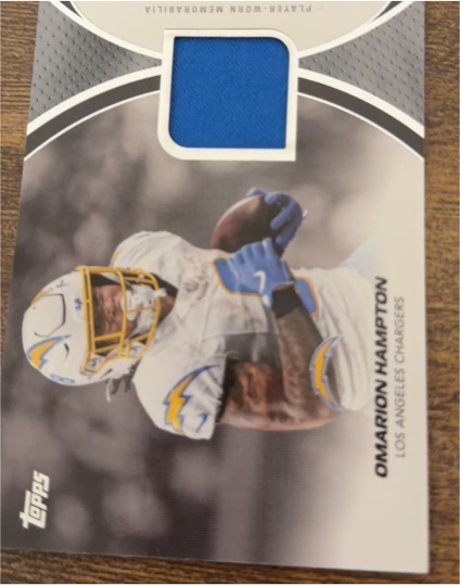 2026 Topps Flagship #NFLM-OH Omarion Hampton — front