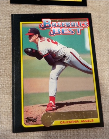 1992 Topps McDonald's Baseball's Best #20 Jim Abbott — front