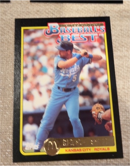 1992 Topps McDonald's Baseball's Best #6 George Brett — front