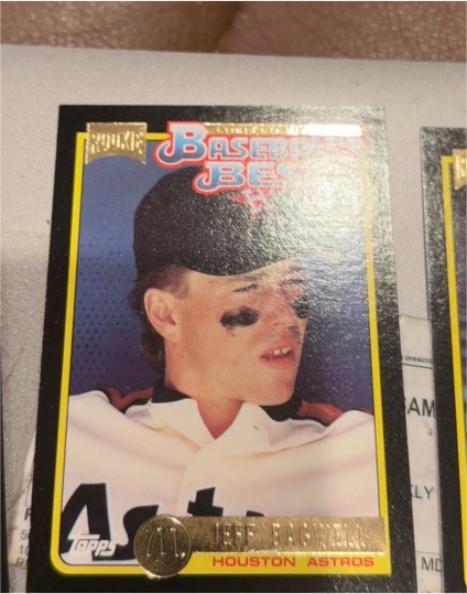 1992 Topps McDonald's Baseball's Best #34 Jeff Bagwell — front