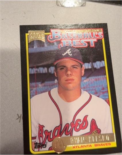1992 Topps McDonald's Baseball's Best #39 Ryan Klesko — front
