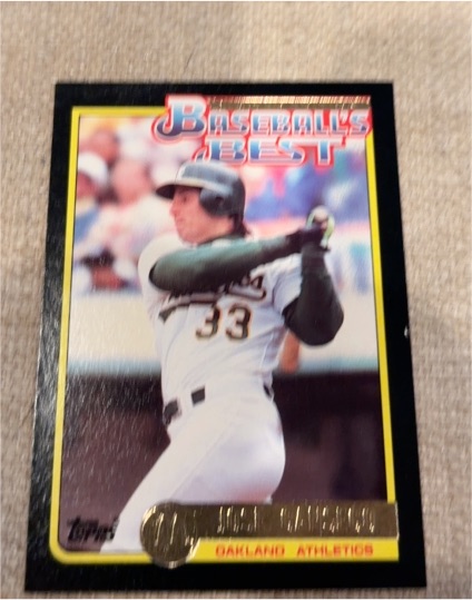 1992 Topps McDonald's Limited Edition Baseball's Best #22 Jose Canseco — front