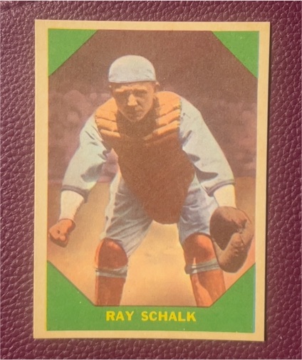1960 Fleer #56 Ray Schalk — front