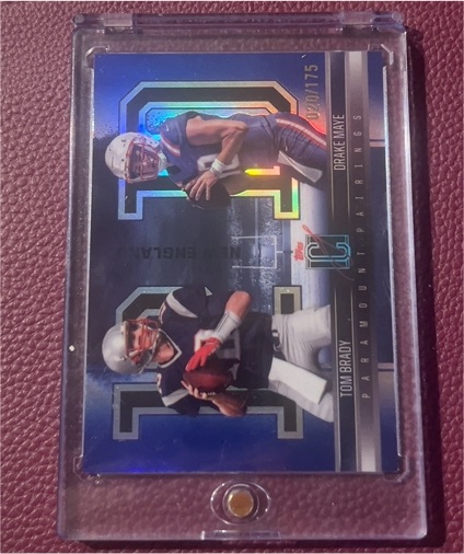 2024 Topps Signature Class Paramount Pairings #PP-7 Tom Brady Drake Maye — front