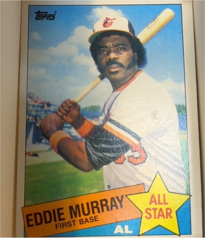 1985 Topps #701 Eddie Murray All-Star — front