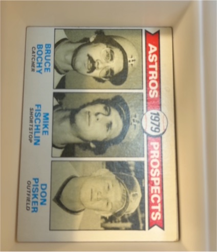 1979 Topps #718 Astros Prospects Bruce Bochy / Mike Fischlin / Don Pisker — front