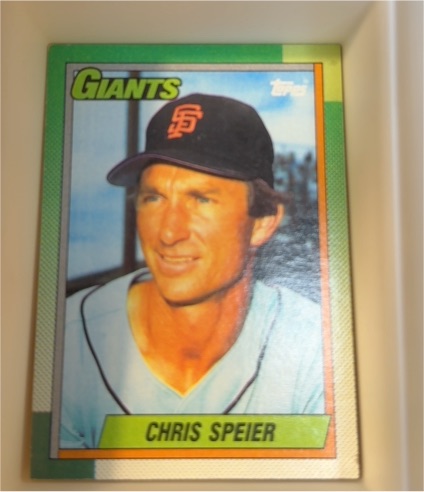 1990 Topps #753 Chris Speier — front