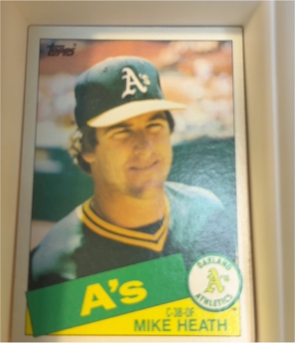 1985 Topps #662 Mike Heath — front