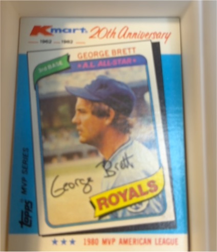 1982 Topps Kmart 20th Anniversary #38 George Brett — front