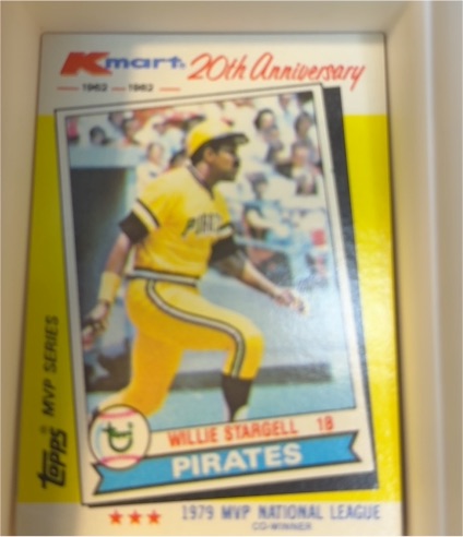1982 Topps Kmart 20th Anniversary #37 Willie Stargell — front
