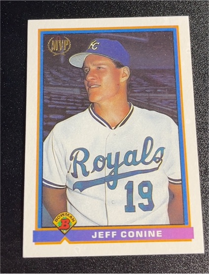 1991 Bowman Baseball MVP #184 Jeff Conine — front