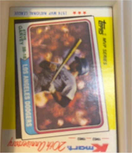 1982 Topps Kmart MVP Series #26 Steve Garvey — front