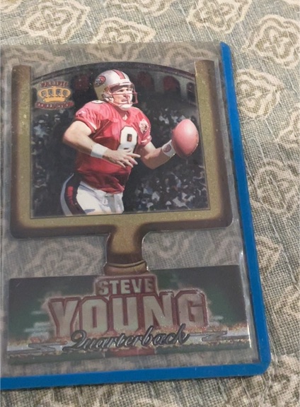 1997 Pacific Crown Collection The Zone #19 Steve Young — front
