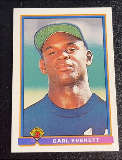 1991 Bowman #156 Carl Everett — front