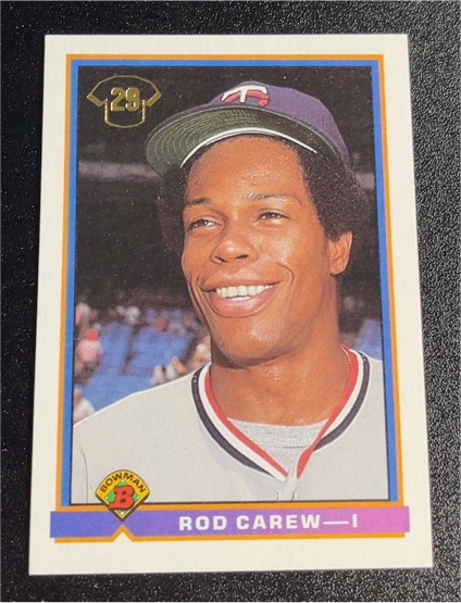 1991 Bowman #I Rod Carew — front