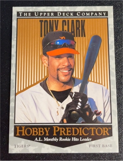 1996 Upper Deck Hobby Predictor #H23 Tony Clark — front