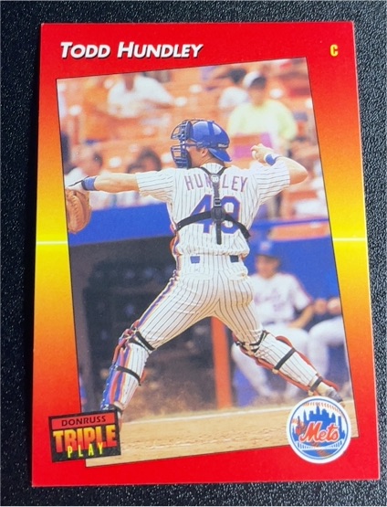 1992 Donruss Triple Play #104 Todd Hundley — front