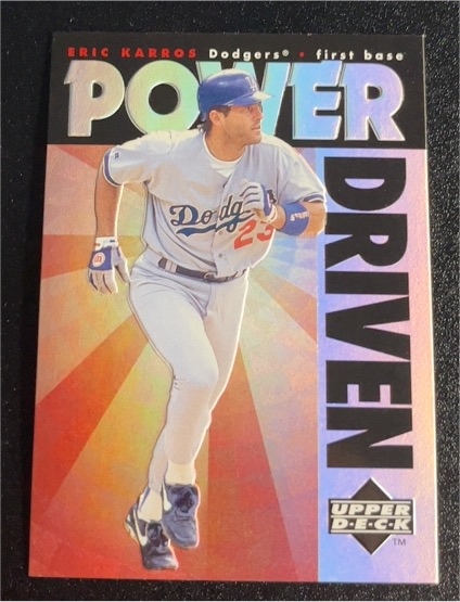 1996 Upper Deck #PD8 Eric Karros Power Driven — front
