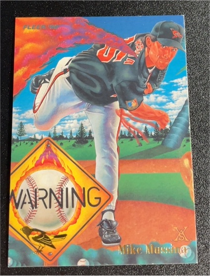 1995 Fleer Pro-Visions #1 Mike Mussina — front